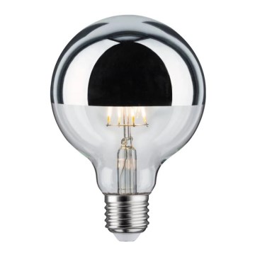 Ampoule à intensité variable LED avec embout miroir GLOBE E27/6,5W/230V - Paulmann 28673