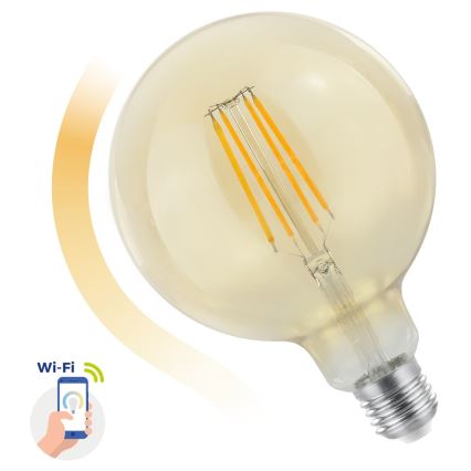 Ampoule à intensité variable LED E27/5,5W/230V 1700-2700K Wi-Fi Tuya