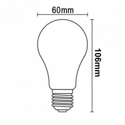 Ampoule à intensité variable LED FILAMENT A60 E27/7,5W/230V 3000K