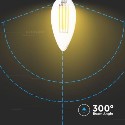 Ampoule à intensité variable LED FILAMENT E14/4W/230V 3000K