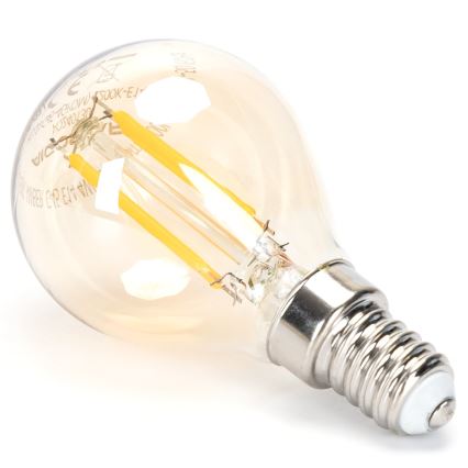 Ampoule à intensité variable LED FILAMENT G45 E14/4W/230V 2200K - Aigostar