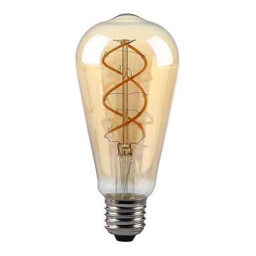 Ampoule à intensité variable LED FILAMENT ST64 E27/4,8W/230V 1800K