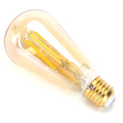 Ampoule à intensité variable LED FILAMENT ST64 E27/6W/230V 2700-6500K Wi-Fi - Aigostar