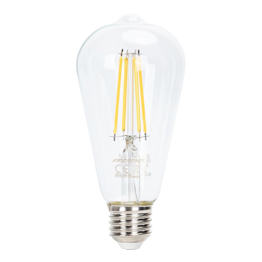 Ampoule à intensité variable LED FILAMENT ST64 E27/6W/230V 2700K - Aigostar