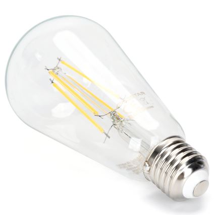 Ampoule à intensité variable LED FILAMENT ST64 E27/6W/230V 2700K - Aigostar