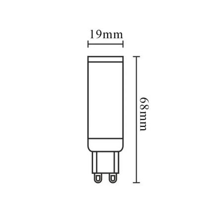 Ampoule à intensité variable LED G9/6W/230V 6000K