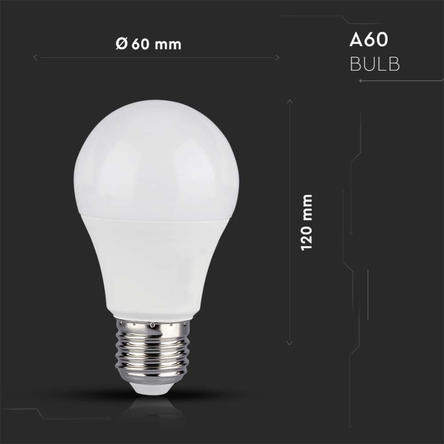 Ampoule à intensité variable LED RGB A60 E27/8,5W/230V 4000K + télécommande