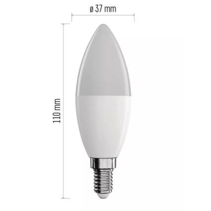 Ampoule à intensité variable LED RGB GoSmart E14/4,8W/230V 2700-6500K Tuya