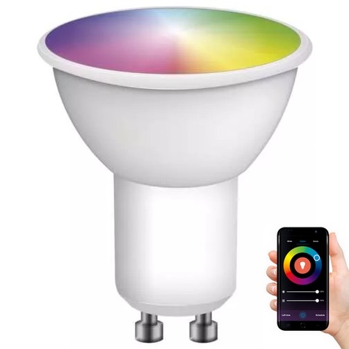 Ampoule à intensité variable LED RGB GoSmart MR16 GU10/4,8W/230V 2700-6500K Wi-Fi Tuya