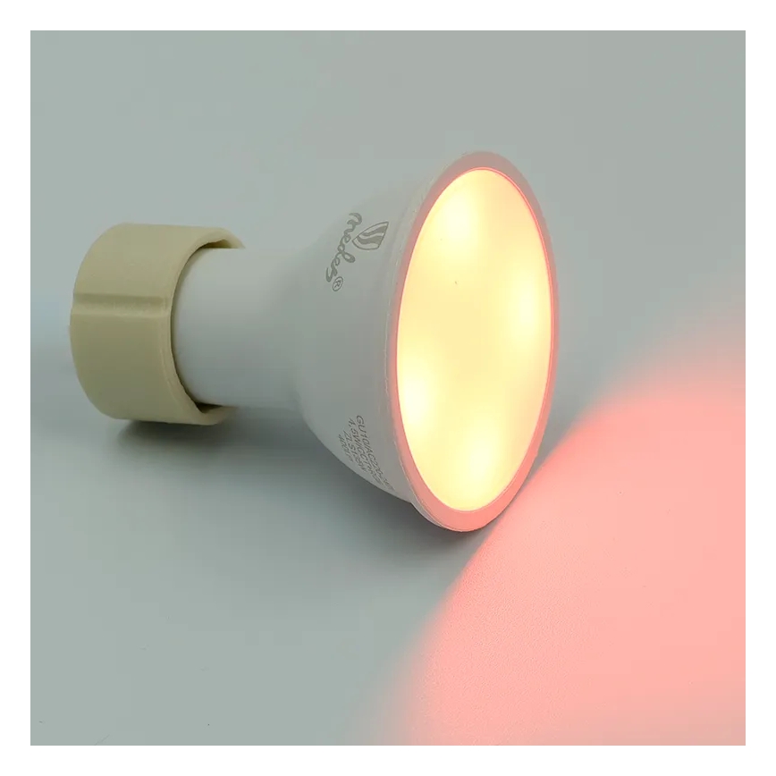 Ampoule à intensité variable LED RGBW GU10/4,5W/230V 2700-6500K Wi-Fi Tuya