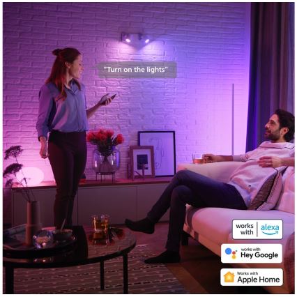 Ampoule à intensité variable LED RGBW Philips Hue White And Color Ambiance GU5,3/MR16/6,3W/12V 2000-6500K