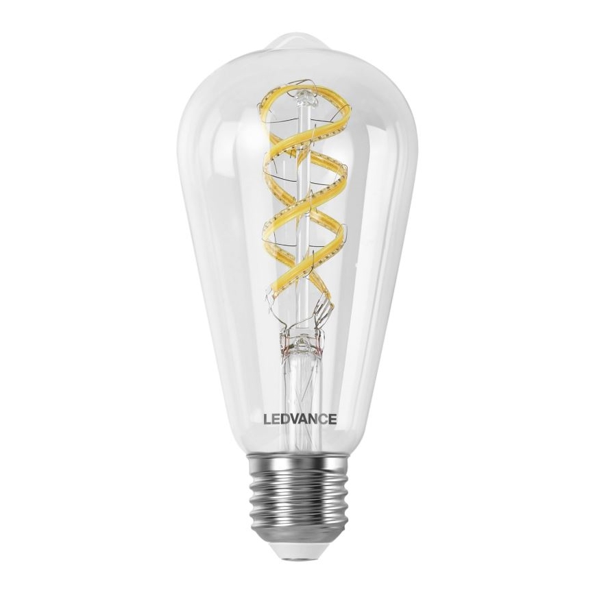 Ampoule à intensité variable LED RGBW SMART+ FILAMENT EDISON ST64 E27/4,8W/230V 2700-6500K Wi-Fi - Ledvance