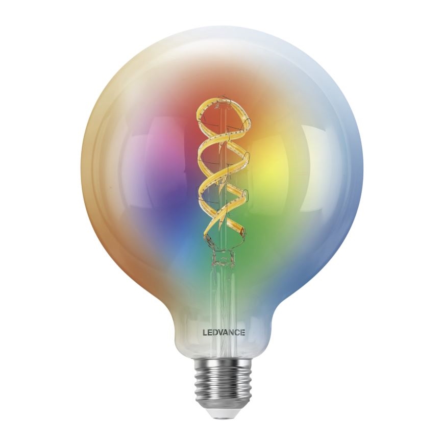 Ampoule à intensité variable LED RGBW SMART+ FILAMENT E27/4,8W/230V 2700-6500K Wi-Fi - Ledvance