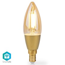 Ampoule à intensité variable LED Smartlife E14/4,9W/230V 1800-3000K Wi-Fi Tuya