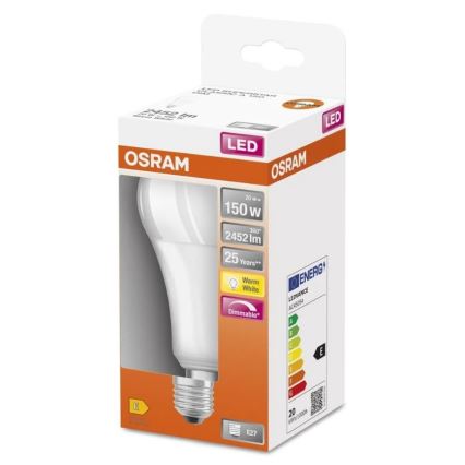 Ampoule à intensité variable LED SUPERSTAR E27/20W/230V 2700K - Osram