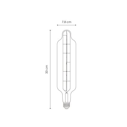 Ampoule à intensité variable LED VINTAGE EDISON E27/5W/230V 1800K