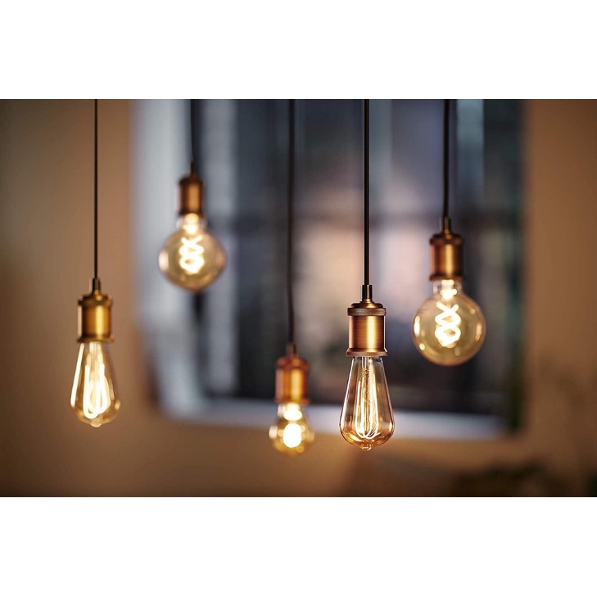 Ampoule à intensité variable LED VINTAGE Philips G93 E27/4W/230V 1800K