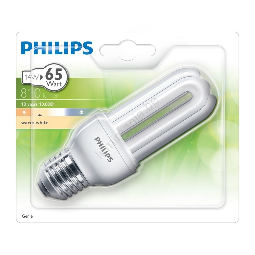 Ampoule basse consommation Philips E27/14W/230V 2700K | Lumimania