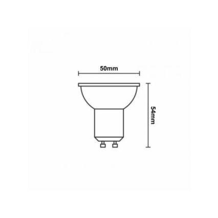 Ampoule céramique LED GU10/9,5W/230V 3000K