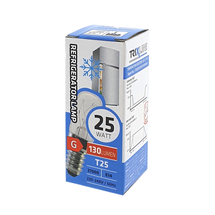 Ampoule de réfrigérateur T25 E14/25W/230V 2700K