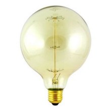 Ampoule décorative à usage intensif à intensité variable VINTAGE G125 E27/40W/230V