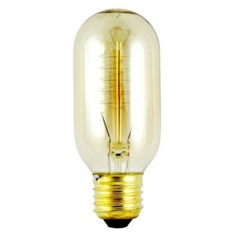 Ampoule décorative industrielle à intensité variable VINTAGE T45 E27/40W/230V 2000K