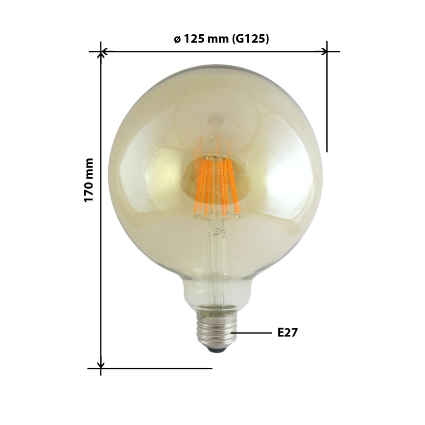 Ampoule décorative LED FILAMENT E27/10W/230V 2000K