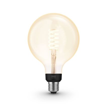 Ampoule dimmable LED Philips Hue WHITE FILAMENT G125 E27/7W/230V 2100K