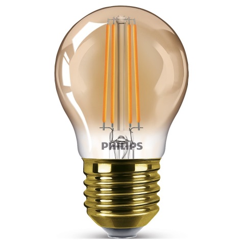 Ampoule dimmable LED VINTAGE Philips P45 E27/5W/230V 2200K