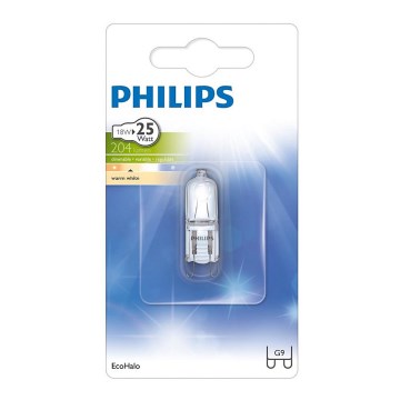 Ampoule halogène ECOHALO G9/18W/230V 2800K