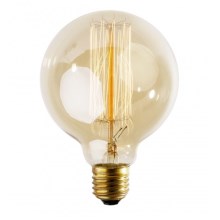 Ampoule industrielle décorative à intensité variable SELRED G95 E27/40W/230V 2200K