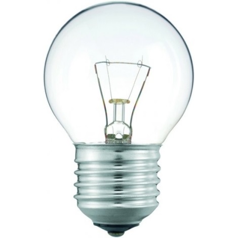 Ampoule industrielle E27/25W transparent