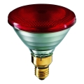 Ampoule infrarouge à paroi épaisse PHILIPS PAR38 E27/150W/230V