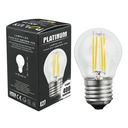 Ampoule LED 1xE27/4,5W/230V 3000K