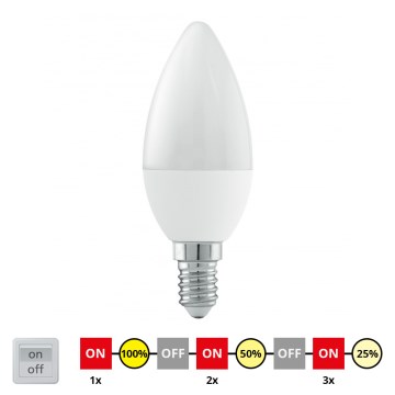 Ampoule LED à intensité modulable E14/6W/230V - STEPDIMMING - Eglo