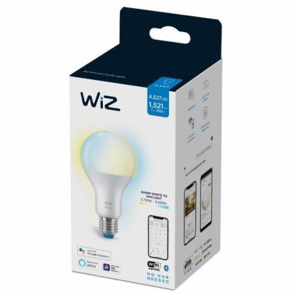 Ampoule LED à intensité variable A67 E27/13W/230V 2700-6500K CRI 90 Wi-Fi - WiZ