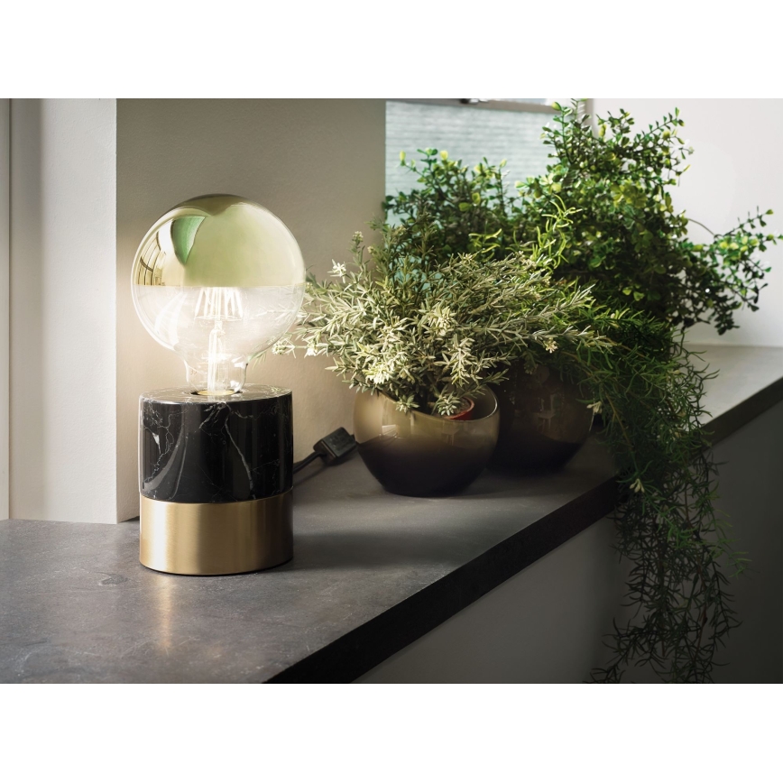Ampoule LED à intensité variable avec tête miroir GLOBE G95 E27/6,5W/230V 2700K doré - Paulmann 28675