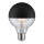 Ampoule LED à intensité variable avec tête miroir sphérique GLOBE E27/6,5W/230V 2700 K noir - Paulmann 28676