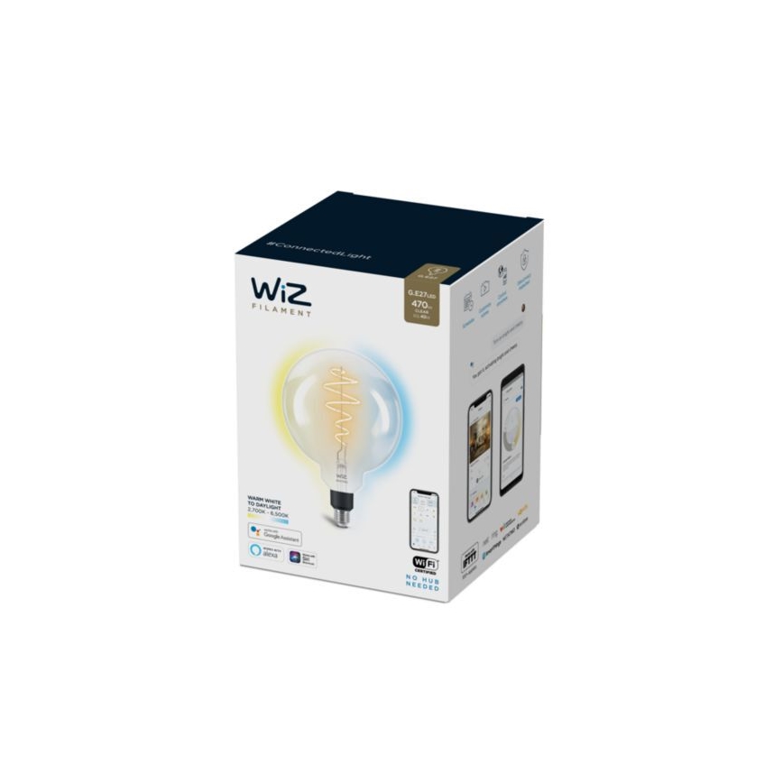 Ampoule LED à intensité variable FILAMENT G200 E27/6,5W/230V 2700-6500K CRI 90 Wi-Fi - WiZ