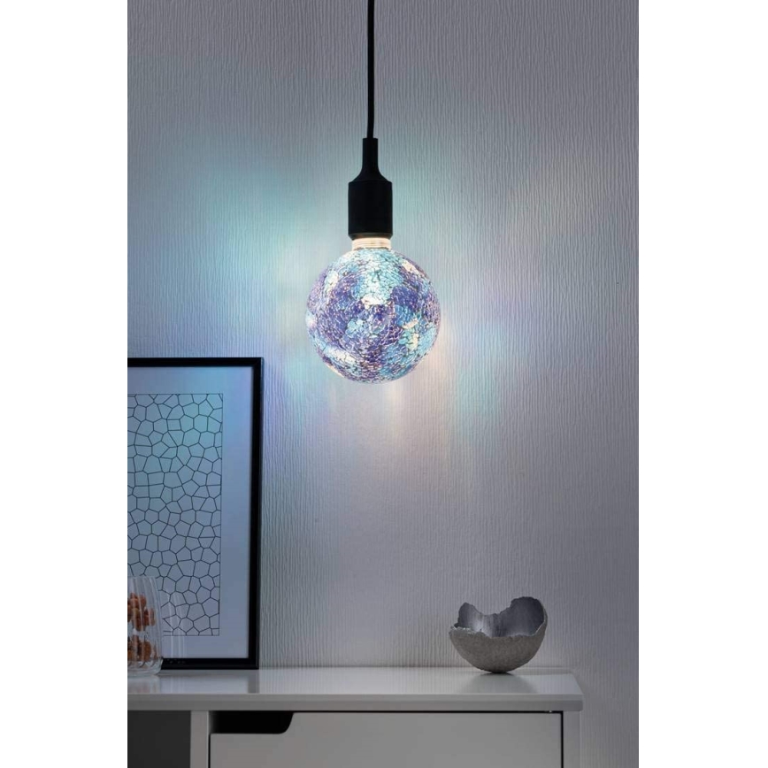 Ampoule LED à intensité variable MOSAIC G125 E27 / 5W / 230V 2700K - Paulmann 28750