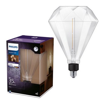 Ampoule LED à intensité variable Philips E27/4W/230V 3000K