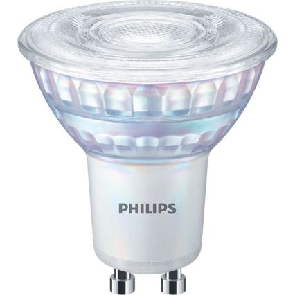 Ampoule LED à intensité variable Philips GU10/6,2W/230V 3000K CRI 90