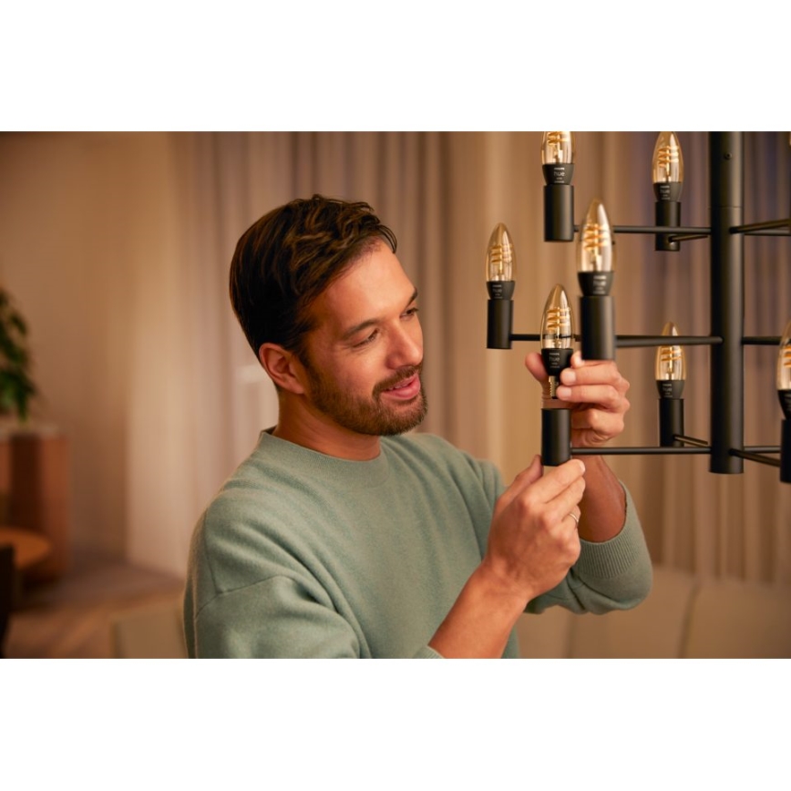 Ampoule LED à intensité variable Philips Hue WHITE AMBIANCE E14/4,6W/230V 2200-4500K