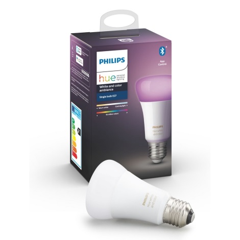 Ampoule LED à intensité variable Philips Hue WHITE AND COLOR AMBIANCE E27/9W/230V 2000-6500K
