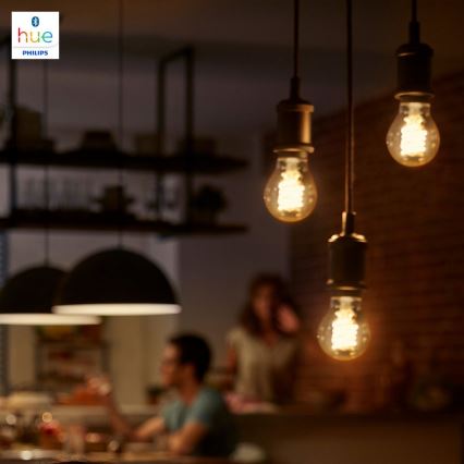 Ampoule LED à intensité modulable Philips HUE WHITE FILAMENT G93 E27/7W/230V