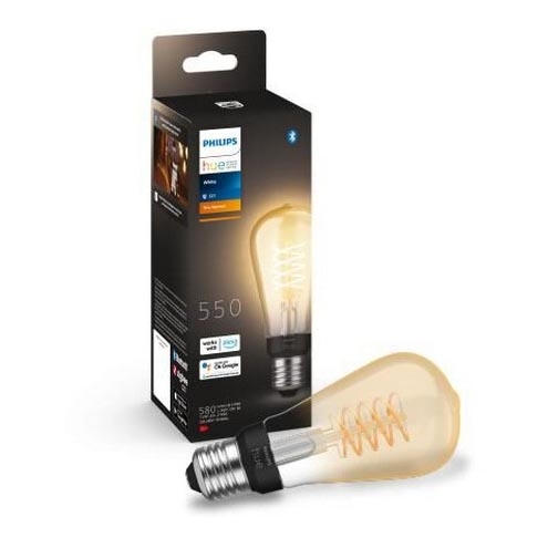 Ampoule LED à intensité variable Philips Hue WHITE FILAMENT ST64 E27/7W/230V 2100K