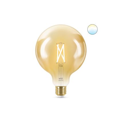 Ampoule LED à intensité variable VINTAGE FILAMENT G125 E27/6,7W/230V 2000-5000K CRI 90 Wi-Fi - WiZ