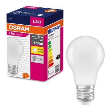 Ampoule LED A40 E14/4,9W/230V 2700K - Osram