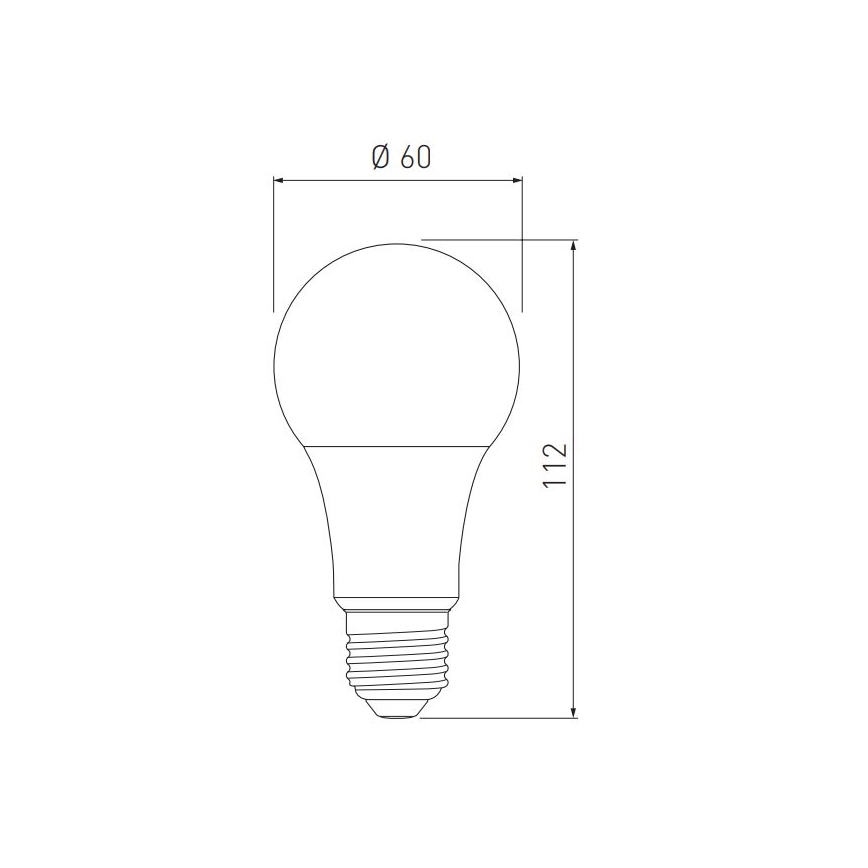 Ampoule LED A60 E27/10W/230V 3000/4000/6400K