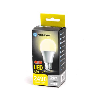 Ampoule LED A60 E27/24W/230V 4000K - Aigostar